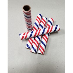 3/4 X 6 X 3/32 Red White and Blue (10qty) 